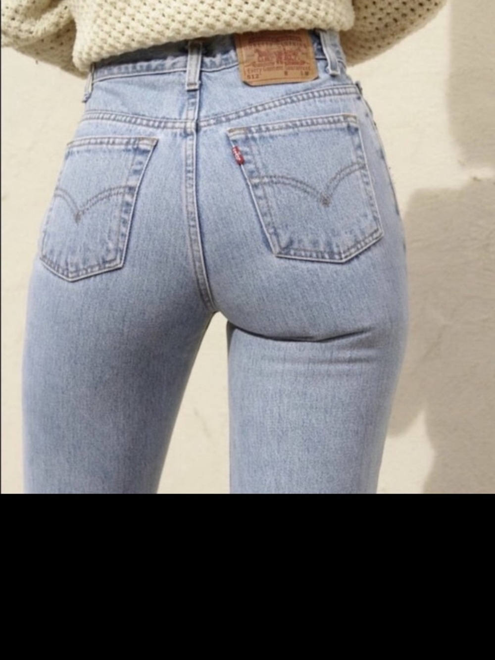 Levi's Light Blue High-Rise Slim Jeans